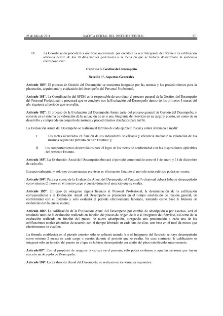 Estatuto SPDH - Comisión de Derechos Humanos del Distrito Federal