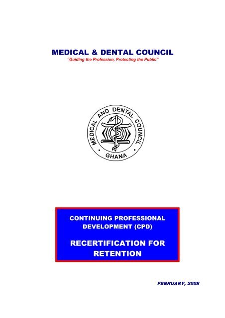 MDC Ghana - CPD.pdf - Medical & Dental Council Ghana