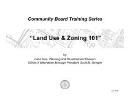 Land Use Training - Manhattan Borough President