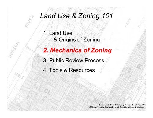 Land Use Training - Manhattan Borough President