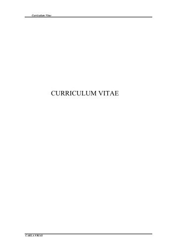 Curriculum Vitae - Universidade Católica Portuguesa