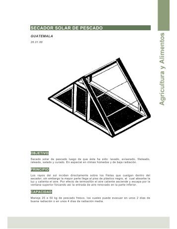 Secador solar de pescado (Guatemala ) - Ideassonline.org