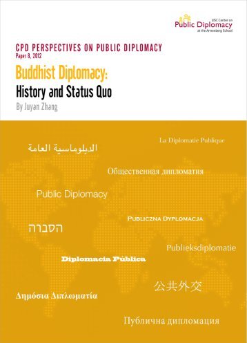 Buddhist Diplomacy: History And Status Quo. - USC Center on ...