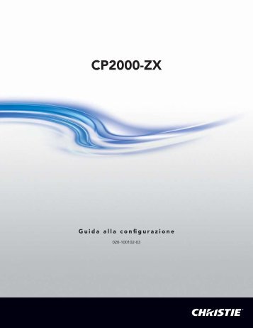 020-100102-03_LIT GUID SET CP2000-ZX.book - Christie Digital ...