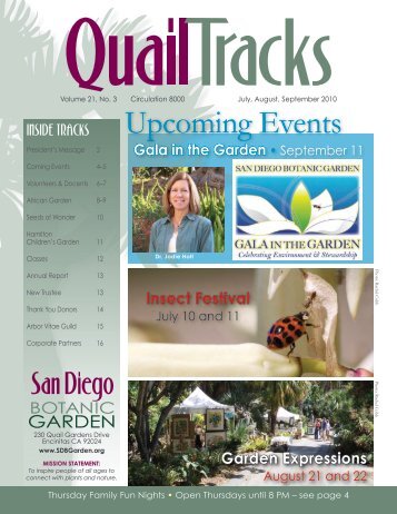 Upcoming Events - San Diego Botanic Garden