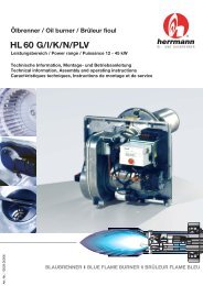 HL 60 G/I/K/N/PLV Ãlbrenner / Oil burner / BrÃ»leur fioul