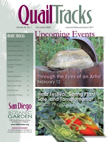 Upcoming Events - San Diego Botanic Garden