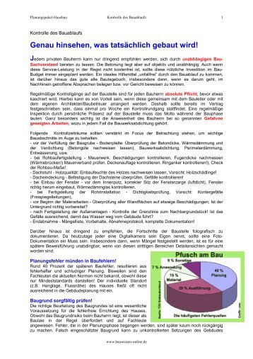 Planungspaket â Hausbau von Dipl.-Ing. (FH) - Bauherrenhilfe.org