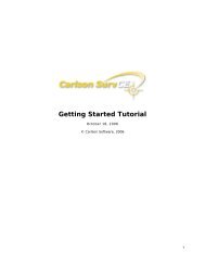 Getting Started Tutorial - Carlson Software