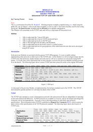 Network using socket programming OSI more on ... - Tenouk C & C++