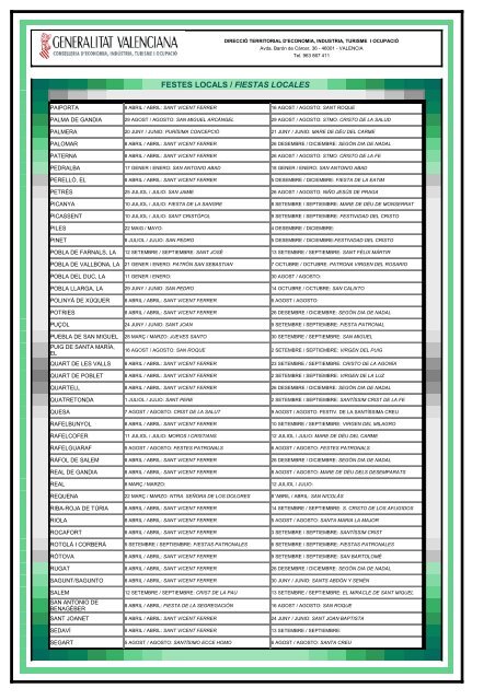 calendari laboral - 2013 - calendario laboral - STM Intersindical ...