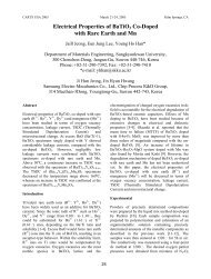 1.4 Electrical Properties of BaTiO3 Co-Doped with Rare Earth and Mn