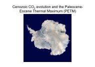 Eocene Thermal Maximum (PETM) - Climate Geology