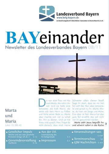 BAYeinander 08-2011.pdf - Baptisten Bayern