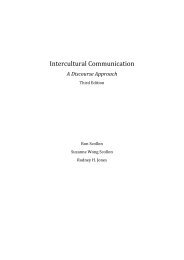 Excerpt from Intercultural Communication: A discourse approach ...