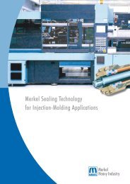 Merkel Sealing Technology for Injection-Molding Applications