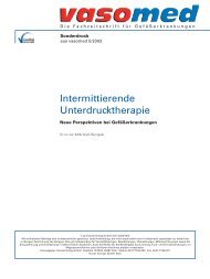 Intermittierende Unterdrucktherapie - vacumed