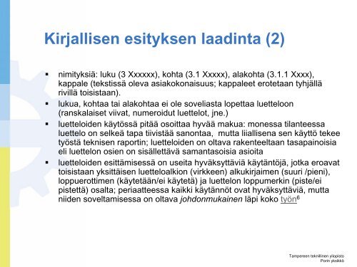 YleistÃ¤ (1) - Porin yksikkÃ¶ - Tampereen teknillinen yliopisto