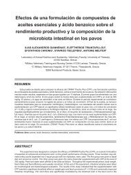 Efectos de una formulaciÃ³n de compuestos de aceites ... - AECA