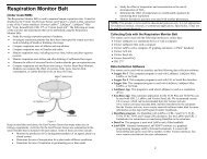 Respiration Monitor Belt - Vernier Software & Technology