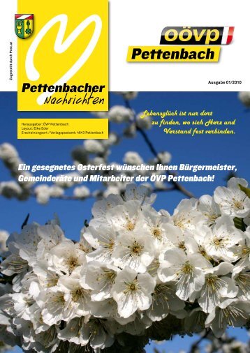 Pettenbach Pettenbacher Nachrichten Ein gesegnetes Osterfest ...