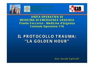 Protocollo trauma maggiore