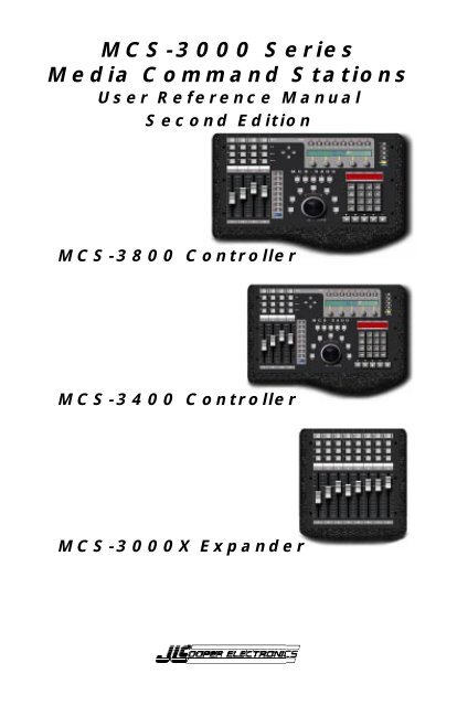 JL Cooper MCS-PannerW for mcs 3000 series 3800 3400 controller