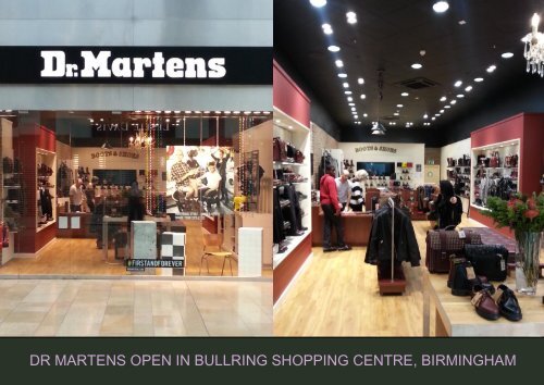 dr martens open in bullring shopping centre, birmingham