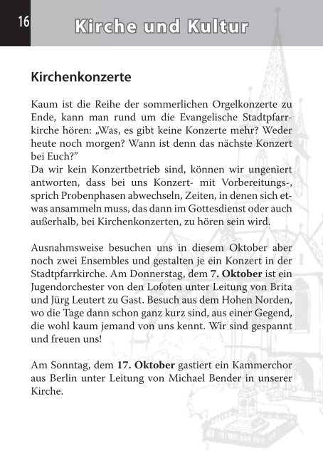 Hermannstädter Gemeindebrief - Evangelische Kirchengemeinde ...