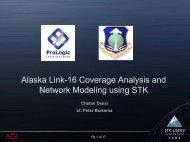 Alaska Link-16 Coverage Analysis and Network Modeling - AGI