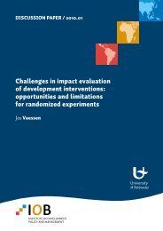Challenges in impact evaluation of development interventions ...