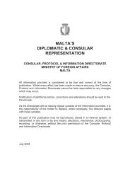 malta's diplomatic & consular representation - Online Courses in ...