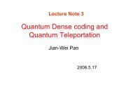 Quantum Dense coding and Quantum Teleportation