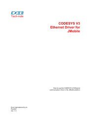 CODESYS V3 Ethernet Driver for JMobile