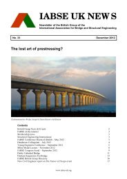 iabse uk news - International Association for Bridge and Structural ...