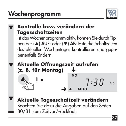 Rademacher Zeitschaltuhr Troll Comfort 2610 Anleitung - auf enobi.de