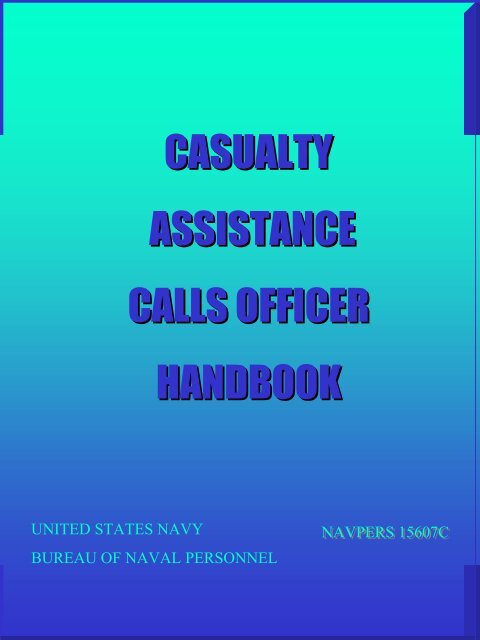 casualty assistance calls officer handbook - Selected Independent ...