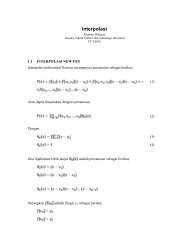 Interpolasi - Teknik Elektro UGM