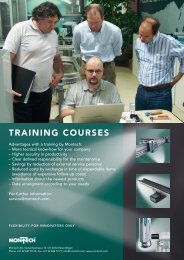 TRAINING COURSES - montratec AG