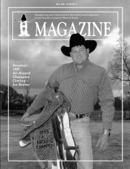 Joe Beaver - Houston Livestock Show and Rodeo