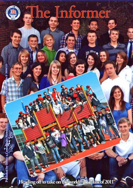 Heading off to take on the world - the Class of 2011