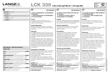 LCK 339 Nitrat - STEP Systems GmbH