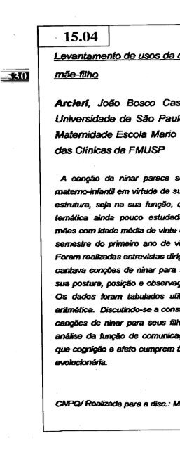 1995 - Sociedade Brasileira de Psicologia