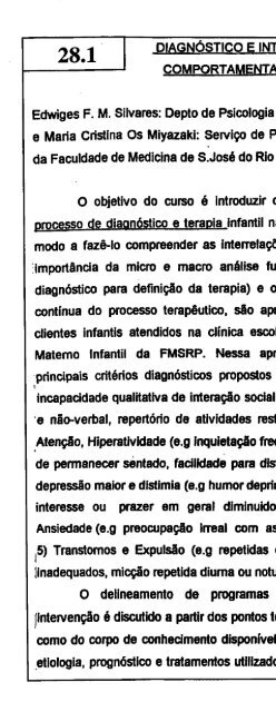 1995 - Sociedade Brasileira de Psicologia