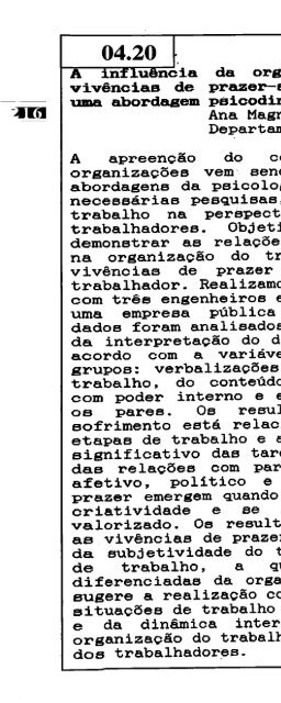 1995 - Sociedade Brasileira de Psicologia