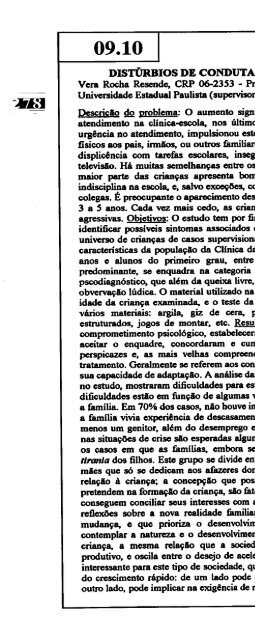 1995 - Sociedade Brasileira de Psicologia