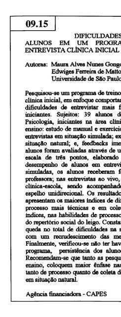 1995 - Sociedade Brasileira de Psicologia