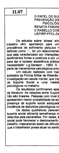 1995 - Sociedade Brasileira de Psicologia