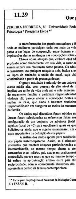 1995 - Sociedade Brasileira de Psicologia