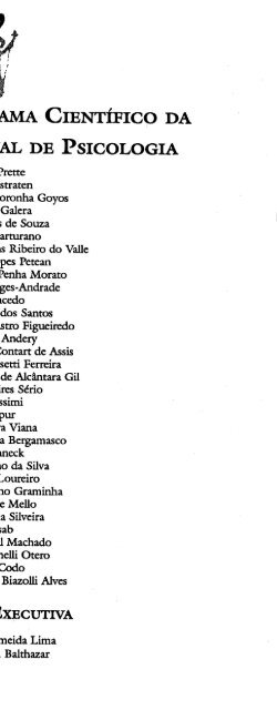 1995 - Sociedade Brasileira de Psicologia